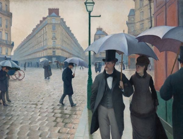 Notecard box of The Impressionists Outdoors, with an impressionist painting by Claude Monet titled View of Vetheuil, 1880. Published by Abbeville Press.