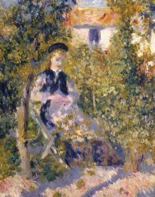 Notecard box of The Impressionists Outdoors, with an impressionist painting by Claude Monet titled View of Vetheuil, 1880. Published by Abbeville Press.
