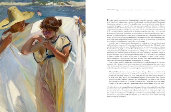 Oil painting 'The Black Duchess' by Francisco Goya, , on cover of 'Treasures From The Hispanic Society Museum & Library', by Ediciones El Viso.