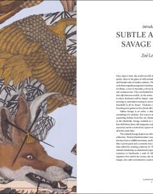 Book cover of Sabina Savage's A Savage Kingdom, with a tiger. Published by Hurtwood Press Ltd.