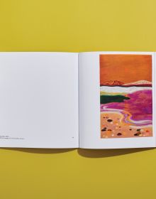 Book cover of Freya Douglas-Morris's This star I give to you, with a bold landscape painting with tall trees. Published by Hurtwood Press Ltd.
