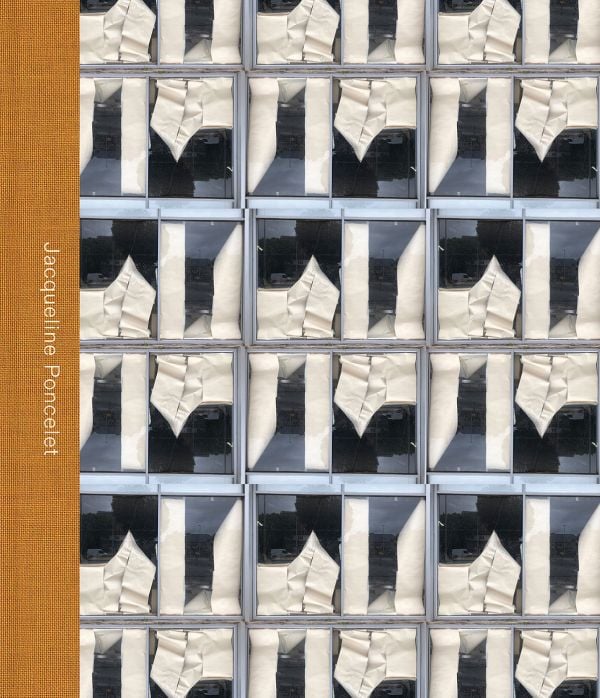 Book cover of Jacqueline Poncelet, with cream shapes positioned in see-through cubes. Published by Hurtwood Press Ltd.