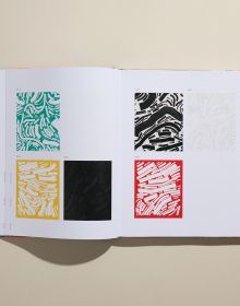 Book cover of Tyler Hobbs: Order/Disorder, with a colorful woven piece. Published by Hurtwood Press Ltd.