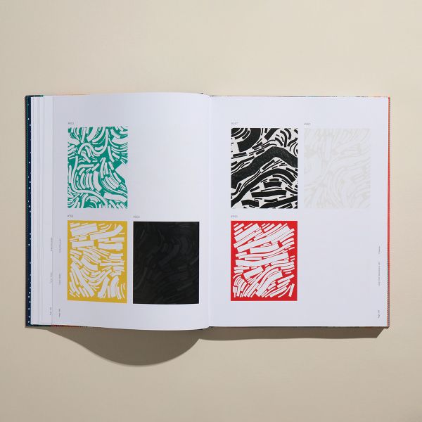 Book cover of Tyler Hobbs: Order/Disorder, with a colorful woven piece. Published by Hurtwood Press Ltd.