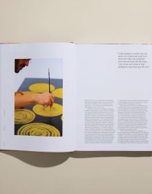 Book cover of Tyler Hobbs: Order/Disorder, with a colorful woven piece. Published by Hurtwood Press Ltd.