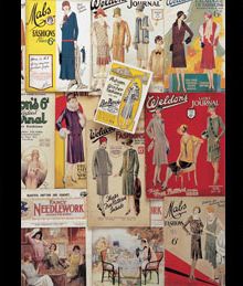 Book cover of The 1920s Scrapbook, with a circus performer with frilly red trousers. Published by The Museum of Brands.