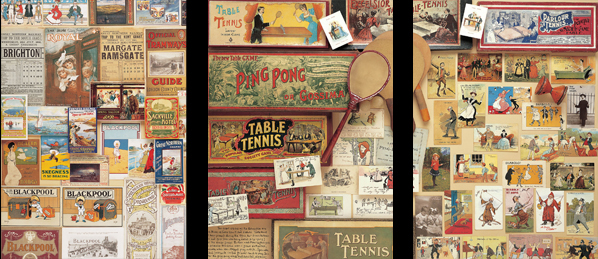 Book cover of The Edwardian Scrapbook, featuring an early motor car with a family. Published by The Museum of Brands.