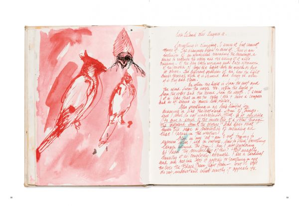 Book cover of Dual Nature, with a sculpture of a bird sitting on a plinth. Published by Pointed Leaf Press.