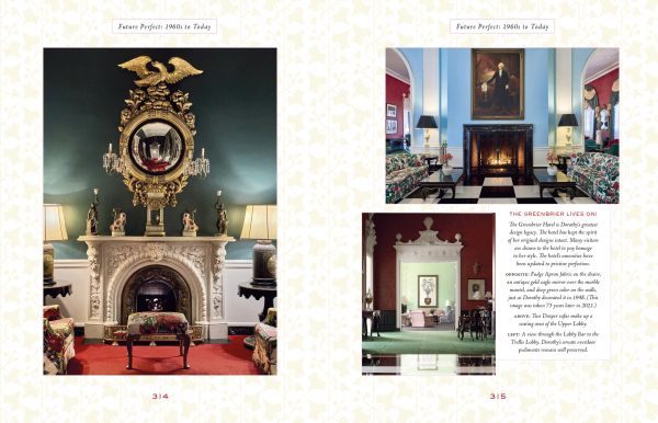 Book cover of The Draper Touch: The High Life and High Style of Dorothy Draper, featuring Dorothy Draper in hat and large necklace, smiling at camera. Published by Shannongrove Press.