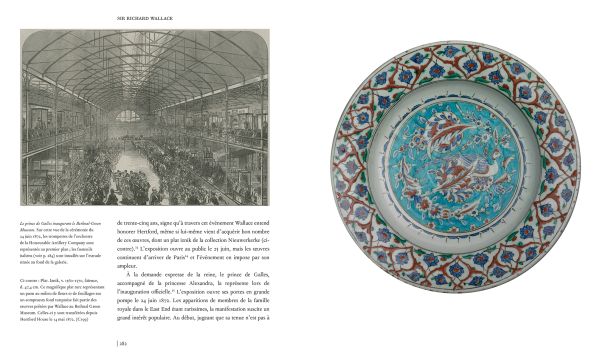 Book cover of L'homme le plus fortune de son temps: Sir Richard Wallace: Connaisseur, Collectionneur, Philanthrope, with a portrait of the philanthropist. Published by Pallas Athene.