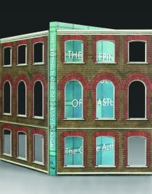 Book cover of The Gentle Author's The Creeping Plague of Ghastly Facadism, with front of brick building with windows. Published by Spitalfields Life Books Ltd.
