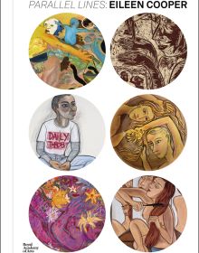Book cover of Parallel Lines: Eileen Cooper, featuring six details of figurative paintings. Published by Royal Academy of Arts.