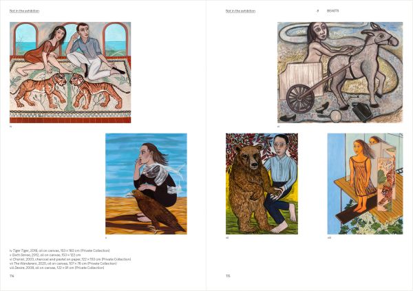 Book cover of Parallel Lines: Eileen Cooper, featuring six details of figurative paintings. Published by Royal Academy of Arts.