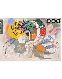 Vasily Kandinsky's Color Study Squares with Concentric Circles, to notecard box, by teNeues stationery.
