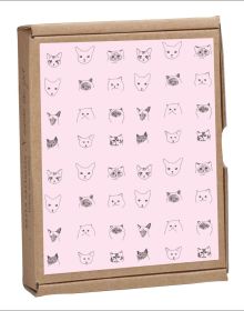 teNeues Notecard stationery box with cat drawings from Baines&Fricker to cover.