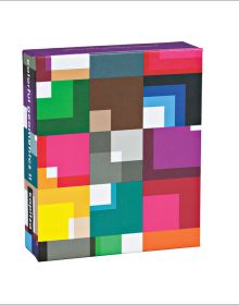teNeues Notecard stationery box with colourful square geometric design by Nicole and Petra Kapitza.