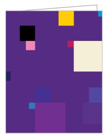 teNeues Notecard stationery box with colourful square geometric design by Nicole and Petra Kapitza.