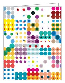 teNeues Notecard stationery box with colourful square geometric design by Nicole and Petra Kapitza.