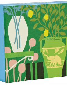 teNeues Notecard stationery box featuring Anne Bentley's illustrations of vases of botanicals.