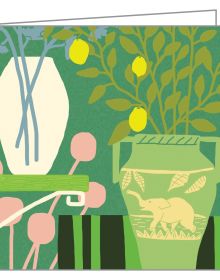 teNeues Notecard stationery box featuring Anne Bentley's illustrations of vases of botanicals.