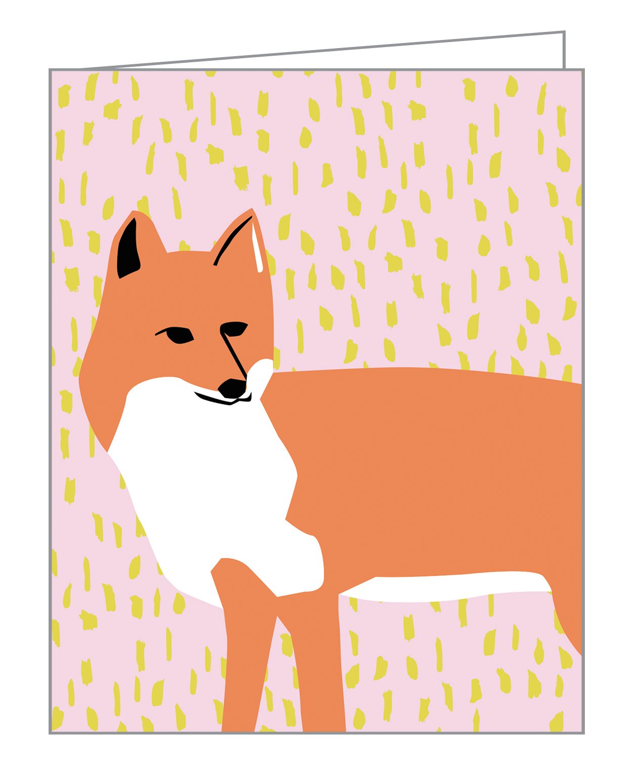 Ampersand's fox design, to notecard box, by teNeues Stationery.