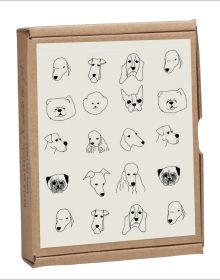teNeues Notecard stationery box with dog drawings from Baines&Fricker to cover.