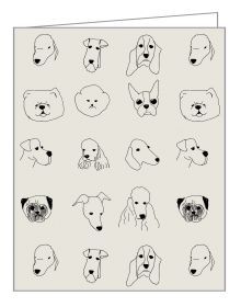 teNeues Notecard stationery box with dog drawings from Baines&Fricker to cover.
