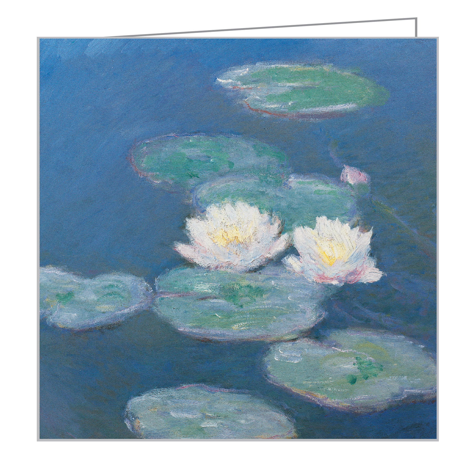 Claude Monet's waterlily painting to notecard box by teNeues stationery.