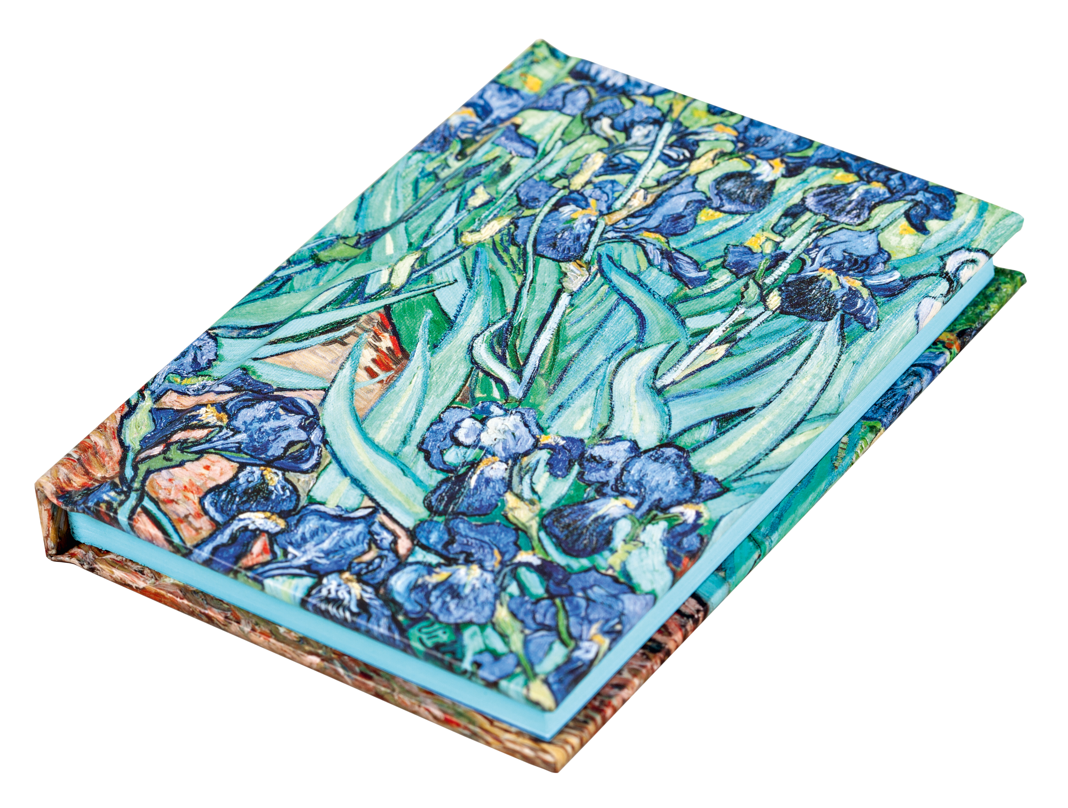 Vincent van Gogh's 'Irises' painting to notebook cover, by teNeues Stationery.