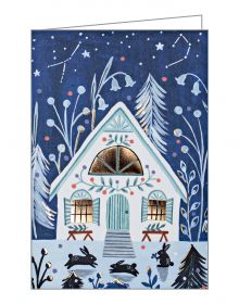 Cozy Winter Cabin Big Notecard Set