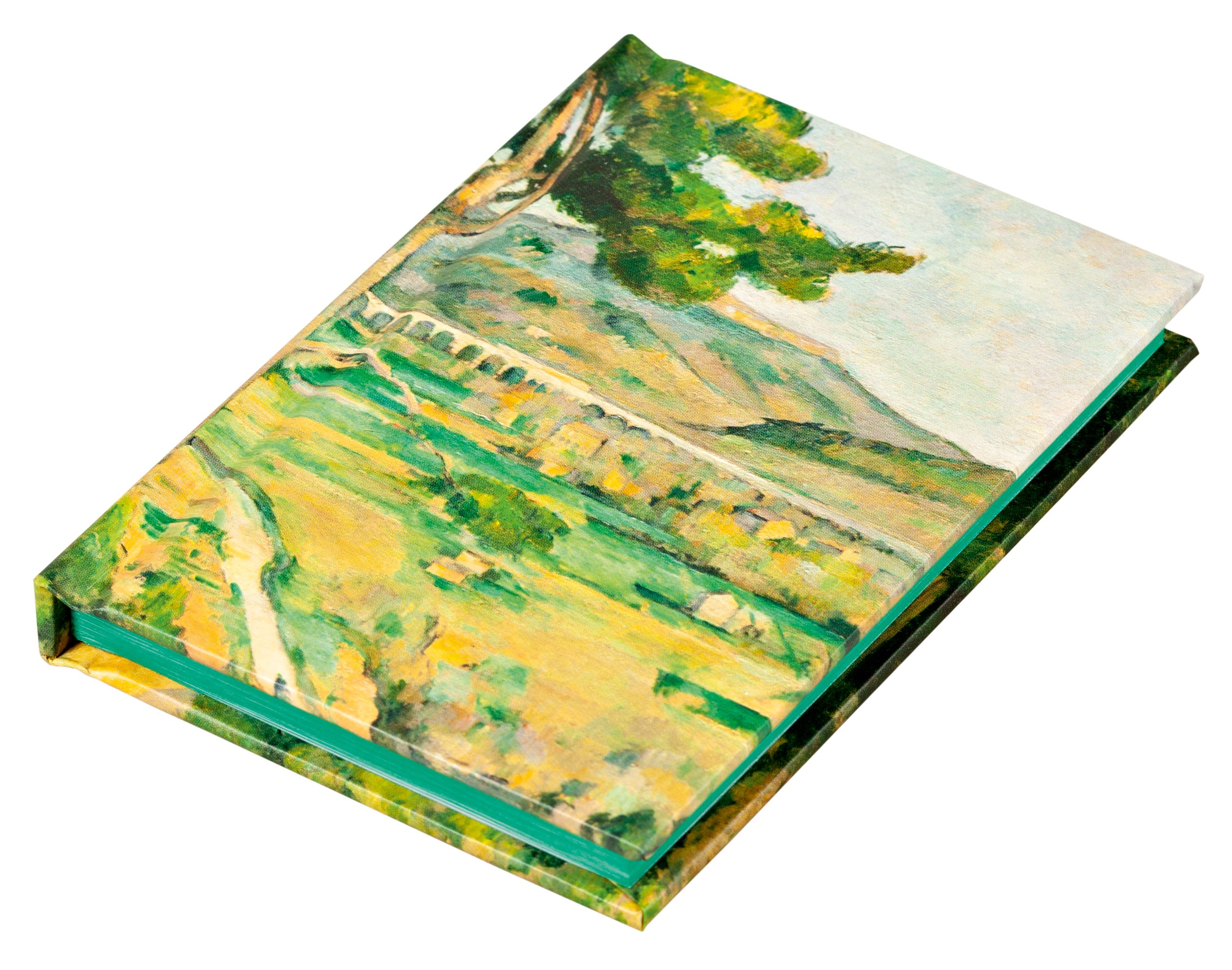 Paul Cezanne's 'Mont Sainte-Victoire' painting, to notebook cover, by teNeues' Stationery.