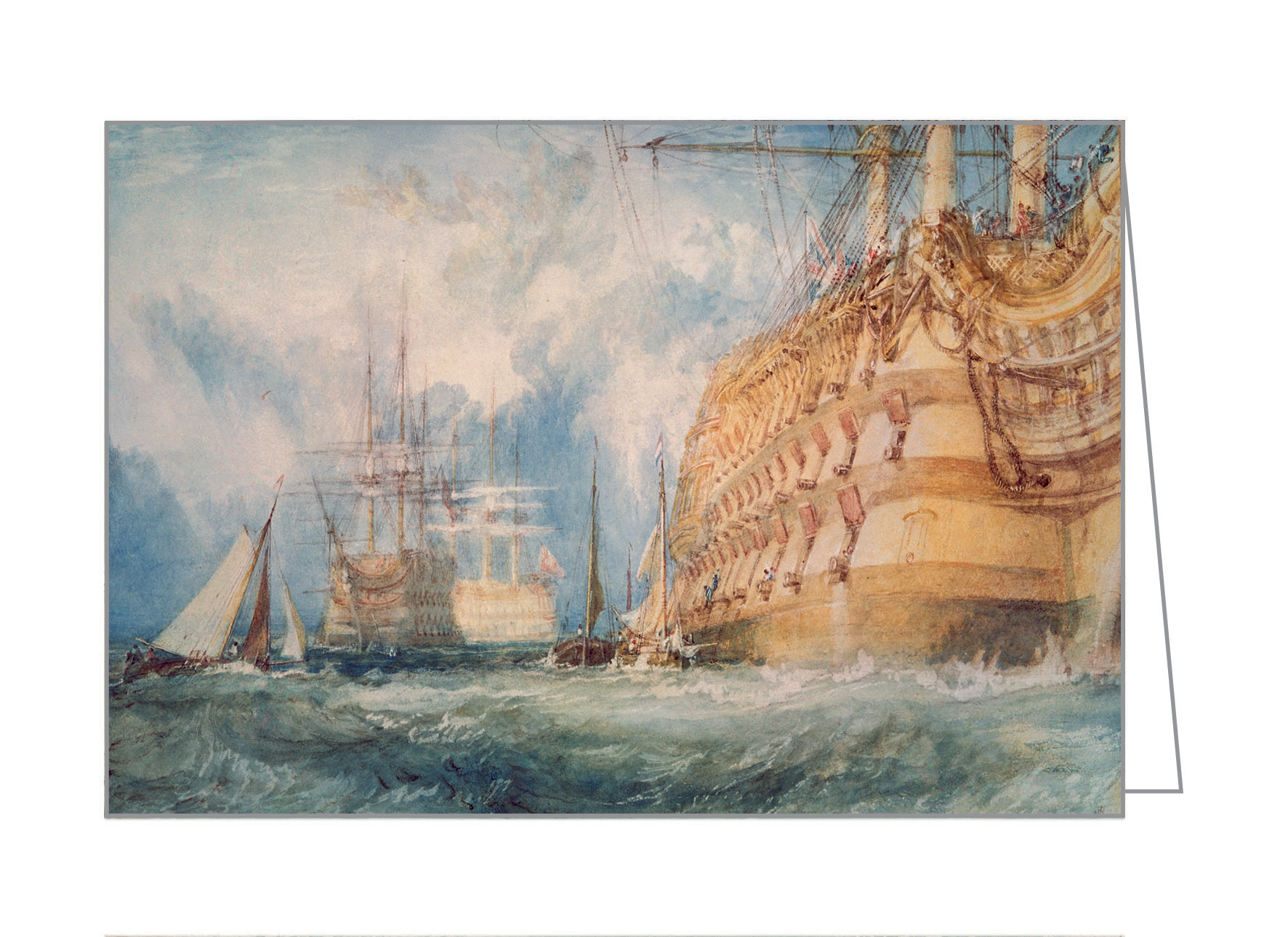 J.M.W Turner's painting, Venice The Dogana and San Giorgio Maggiore, to cover of notecard box, by teNeues stationery.