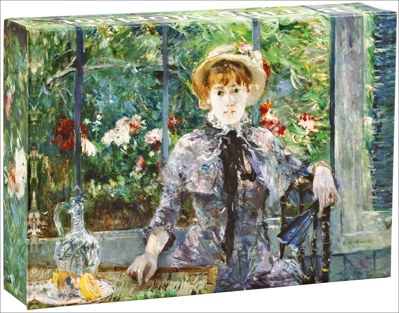 Berthe Morisot's impressionist painting 'After Luncheon' on notecard box, by teNeues stationery.