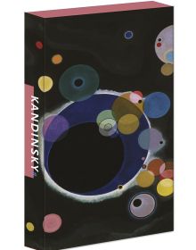 Pen box of Vasily Kandinsky, Several Circles 8-Pen Set, featuring Vasily Kandinsky’s abstract artwork titled 'Several Circles'. Published by teNeues Stationery.