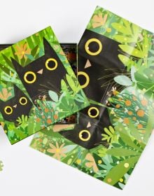 Black cat puzzle outlet