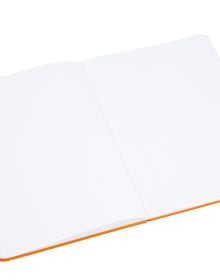 Kraft and Orange A5 Notebook