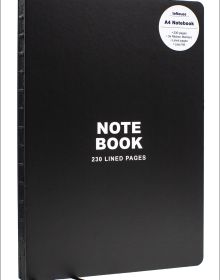 Black A4 Notebook