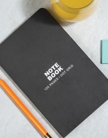 Book cover of Black Small Bullet Journal. Published by teNeues Stationery.