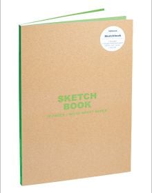 Book cover of Kraft and Green Sketchbook. Published by teNeues Stationery.