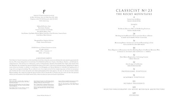 Classicist No. 23