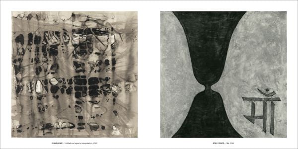 Book cover of Art for Baby, with a black and white artwork of high rise building with external steps. Published by Cultureshock.