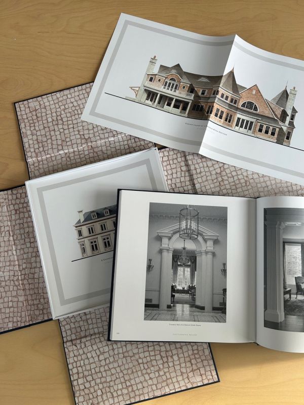 Book cover of The Watercolors of Skurman Architects; featuring the facade of a building with an arch window. Published by Triglyph Books.