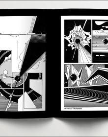 Book cover of Super Strike: Behind the Scenes of a Japanese Graffiti Writer, with a black and white graphic. Published by Soi Books.