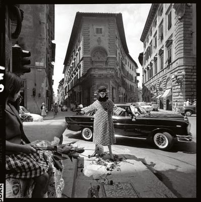 Book cover of Duffy, featuring a fashion model in the back seat of convertible car driven by chauffer. Published by ACC Art Books.