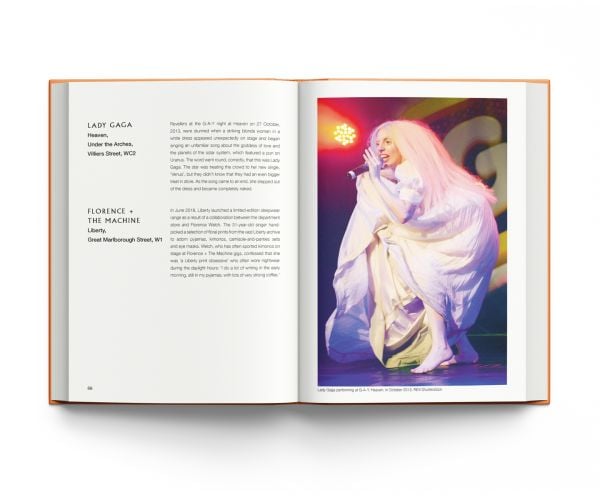 Book cover of Rock 'n' Roll London, with an early shot of Rolling Stones standing outside a London café. Published by ACC Art Books.