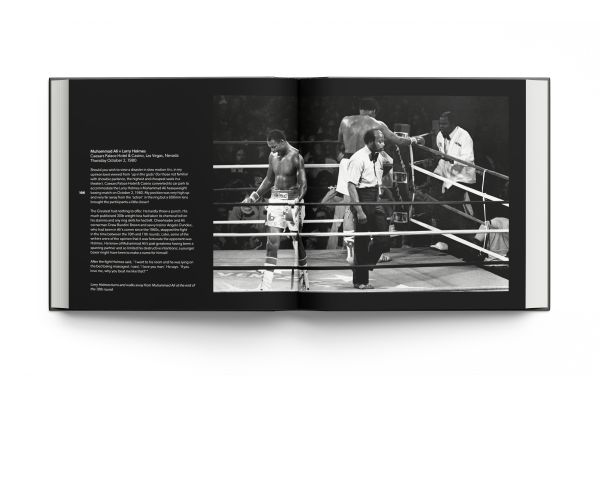 Book cover of They Must Fall, Muhammad Ali and the Men He Fought, Michael Brennan, featuring heavyweight champion Muhammad Ali with perspiration on face. Published by ACC Art Books.