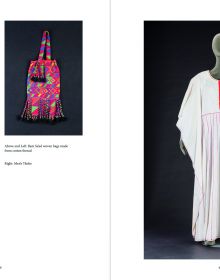 Book cover of Traditional Costumes of Saudi Arabia The Mansoojat Foundation Collection, with a brightly colored patchwork of fabrics. Published by ACC Art Books.