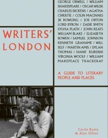 Book cover of Writers' London A Guide to Literary People and Places, with Scottish writer Muriel Spark. Published by ACC Art Books.