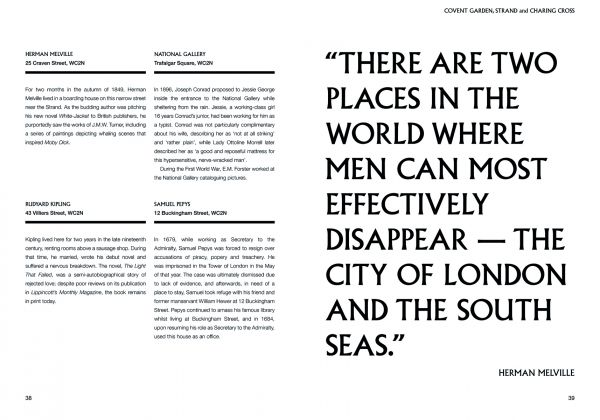 Book cover of Writers' London A Guide to Literary People and Places, with Scottish writer Muriel Spark. Published by ACC Art Books.