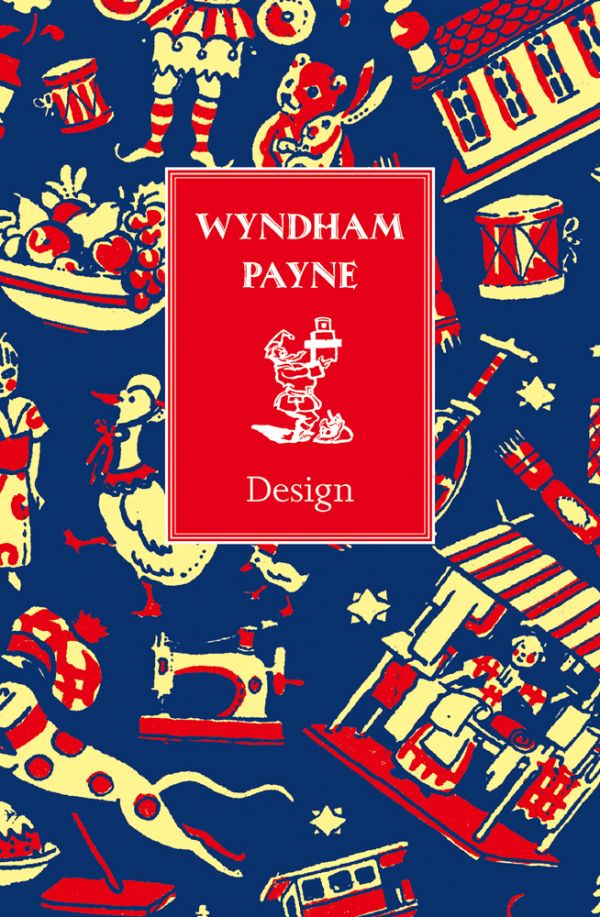 Book cover of Wyndham Payne Design, with Jemima puddle duck, and a singer sewing machine. Published by ACC Art Books.